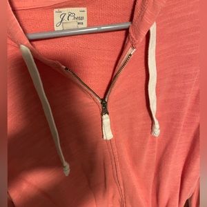 J crew vintage women’s zip up hoodie size s